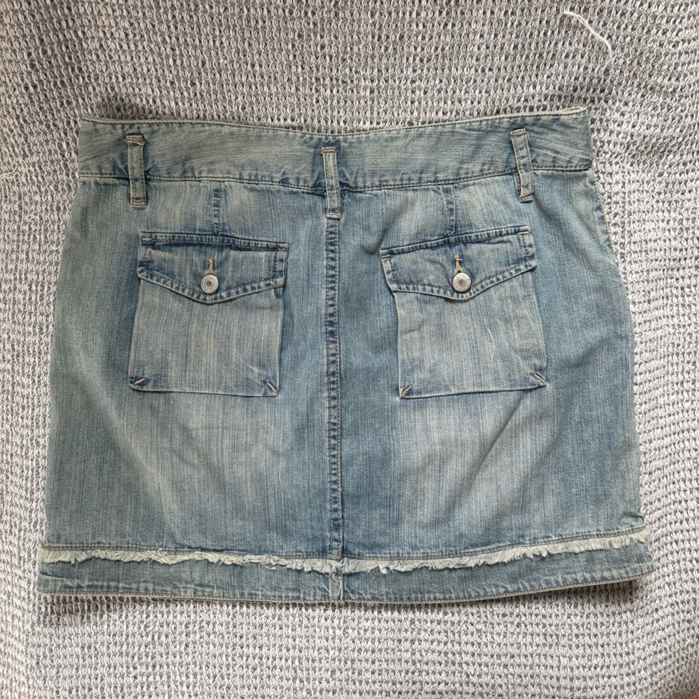 Old Navy Light Blue Denim Skirt
